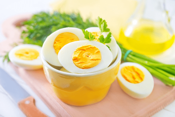 Cooked egg