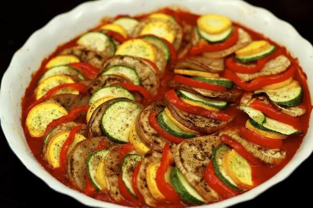 making ratatouille for the Dukan diet