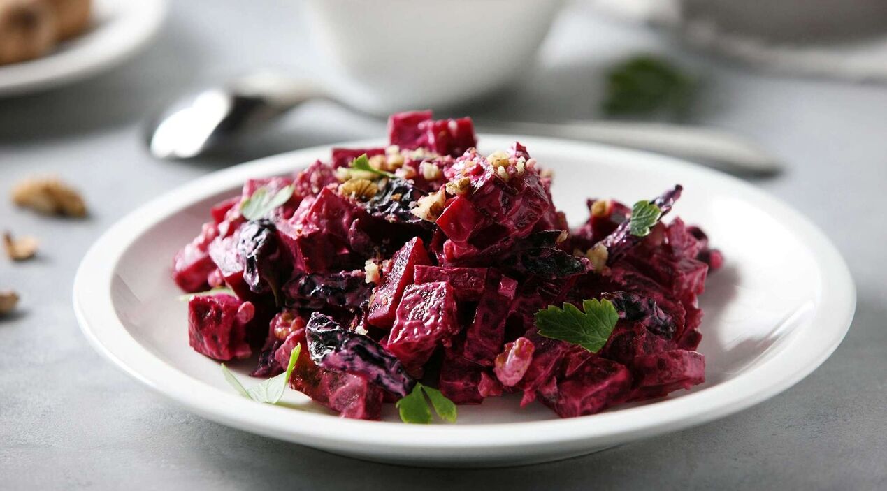 beetroot salad for body cleansing and weight loss